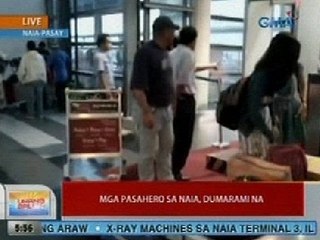 UB: Mga pasahero sa NAIA, dumarami na ngayong bisperas ng todos los santos