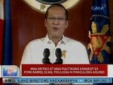 UB: Mga kritiko at mga pulitikong sangkot sa pork barrel scam, tinuligsa ni PNoy