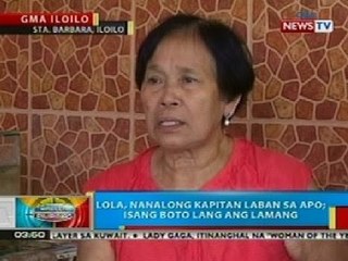 BP: Lola sa Iloilo, nanalong kapitan vs sa apo