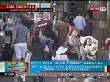 BP: OCD-I at La Union PDRRMC, handa na sa pagdagsa ng mga bakasyunista para sa long weekend