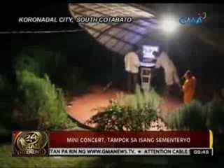 24 Oras: Fireworks display at bonfire, tampok sa isang sementeryo sa paggunita ng Undas