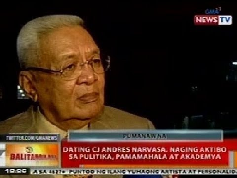 BT: Dating CJ Andres Narvasa, naging aktibo sa pulitika, pamamahala at akademya