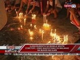 SONA: Ilang bumisita sa Manila South Cemetery, hindi nagpatinag sa malakas na buhos ng ulan