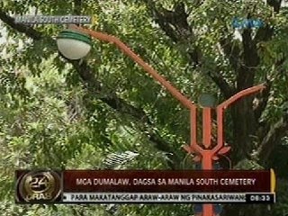 24 Oras: Mga istruktura sa Manila South Cemetery, kinulayan ng orange