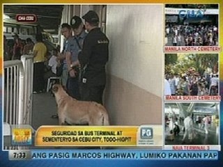 UH: Seguridad sa bus terminal at sementeryo sa Cebu City, todo-higpit