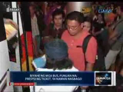 Saksi: Biyahe ng mga bus mula sa isang terminal sa Pasay, punuan na