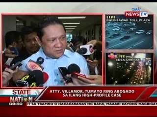 SONA: Atty. Villamor, ikinagulat ang pagbibitiw ni Kapunan bilang abugado ni Napoles