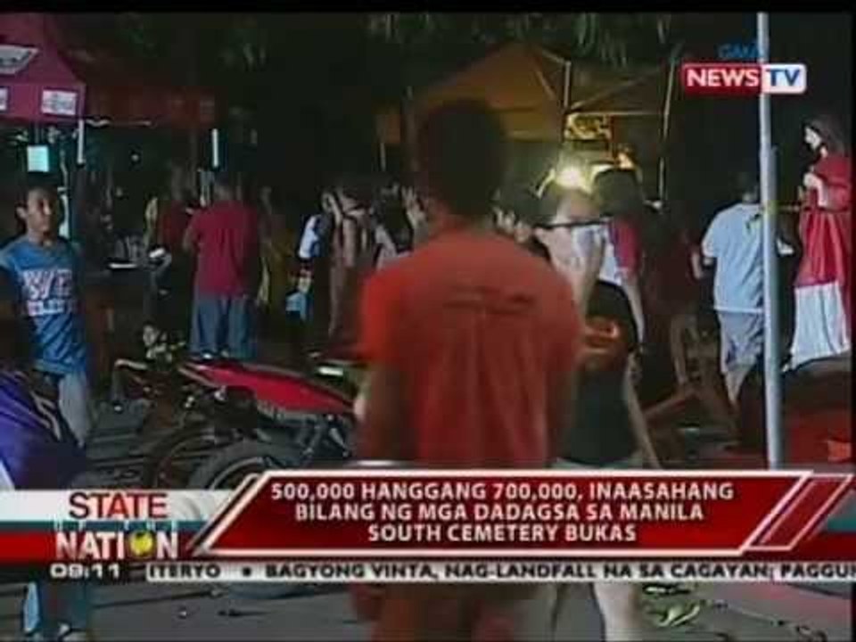 SONA: Manila South Cemetery, dinagsa ngayong bisperas ng Undas