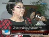 24 Oras: Rep. Imelda Marcos, stable na ang kondisyon