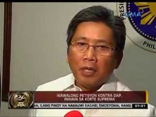 24 Oras: Ikawalong petisyon kontra DAP, inihain sa Korte Suprema