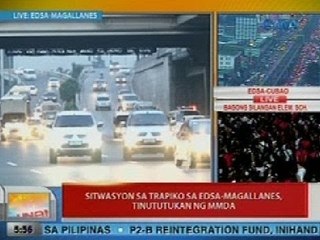 UB: Sitwasyon sa trapiko sa EDSA-Magallanes, tinututukan ng MMDA