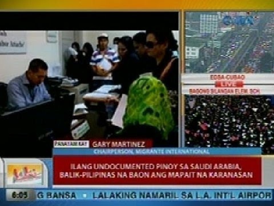 UB: Ilang undocumented Pinoy sa Saudi Arabia, balik-Pilipinas na baon ang mapait na karanasan