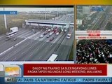 UB: Daloy ng trapiko sa SLEX ngayong Lunes pagkatapos ng Undas long weekend, maluwag