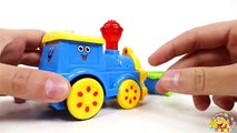 VIDEO FOR CHILDREN TRAINS: Crazy Trains. Crash at Railway .Toys for KIDS