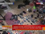 BT: Kidnap victim sa Cavite, nakatakas mula sa mga dumukot sa kanya