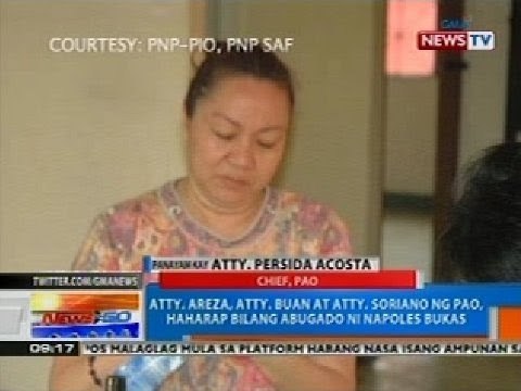 NTG: PAO, nagtalaga ng 3 abugado para kay Janet Napoles sa pagdinig ng Senado bukas
