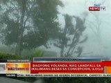 BT: Bagyong Yolanda, nag-landfall sa ika-5 beses sa Concepcion, Iloilo