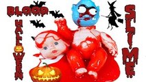 DIY Halloween Slime, How To Make BLOOD HALLOWEEN SLIME, Blood Slime