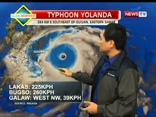 PAGASA: Bagyong Yolanda, pinakamalakas na bagyo sa buong mundo ngayong 2013