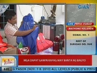 UB: Mga dapat gawin kapag may banta ng bagyo