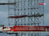 QRT: Mga billboard, binaklas bilang paghahanda sa Bagyong Yolanda