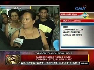 Mga lumikas na residente sa Leyte, abot-abot ang pagdarasal kasabay ng paghahanda para sa bagyo