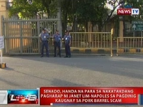NTVL: Senado, handa na para sa nakatakdang pagharap ni Napoles ngayong araw