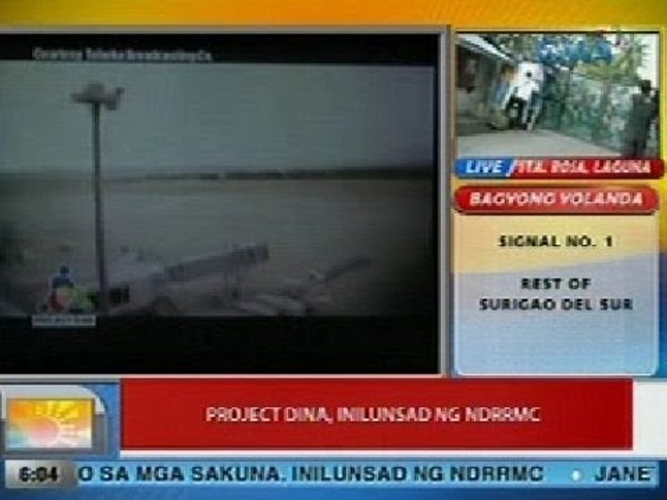 UB: Project DINA, inilunsad ng NDRRMC