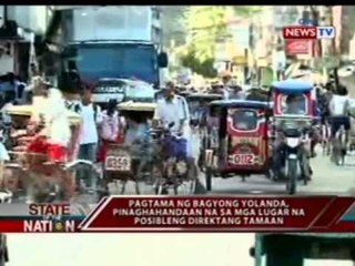 Inaasahang pananalasa ng Super Typhoon Yolanda sa Leyte at Samar, pinaghahandaan na