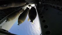 B-52 US Air Force BOMBING RUN GoPro Footage From Inside The Bomb Bay