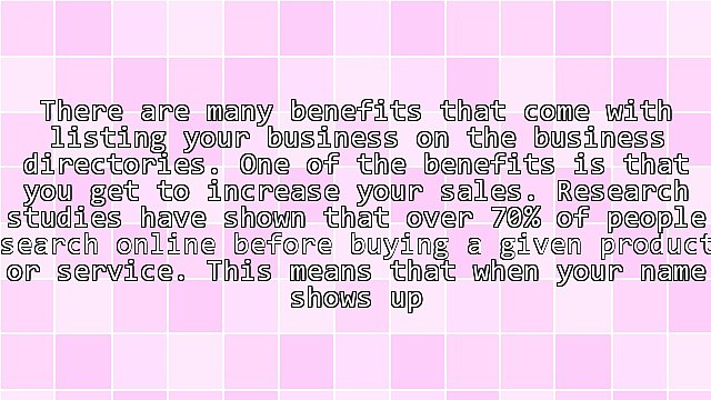 Factors To Consider When Listing Your Business On Business Directories