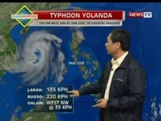NTVL: Bagyong Yolanda, nakalabas na ng PAR