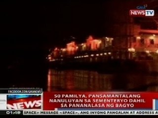 NTVL: 50 pamilya sa Iloilo, pansamantalang nanuluyan sa sementeryo dahil sa pananalasa ng bagyo