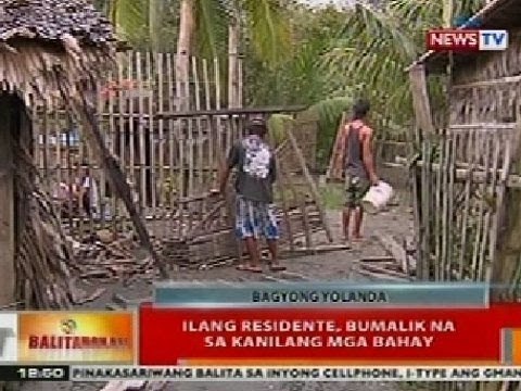 BT: Ilang taga Oriental Mindoro, bumalik na sa kanilang mga bahay matapos ang bagyo