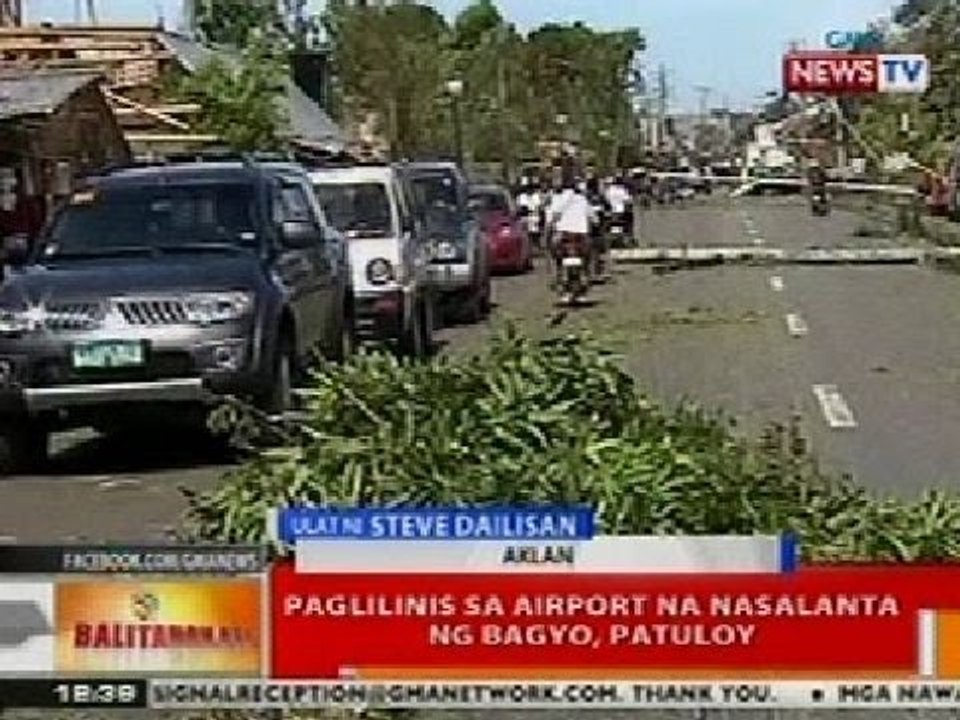 BT: Lawak ng pinsala ng Bagyong Yolanda sa Aklan, tumambad sa kalsada