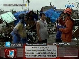 24Oras: Ilang nasalanta sa Dulag, Leyte, tulala; mga bata, namamalimos na
