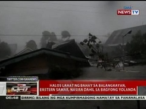 QRT: Halos lahat ng bahay sa Balangkayan, Eastern Samar, nasira dahil sa bagyo