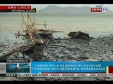 BP: Langis mula sa barge ng Napocor sa Iloilo, tumagas