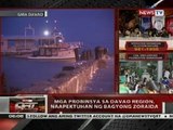 QRT: Mga probinsya sa Davao Region, naapektuhan ng Bagyong Zoraida