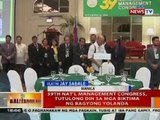BT: 39th Nat'l Management Congress, tutulong din sa mga biktim ang Bagyon Yolanda