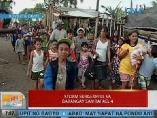 UB: Storm surge drill sa Barangay San Rafael 4 sa Noveleta, Cavite