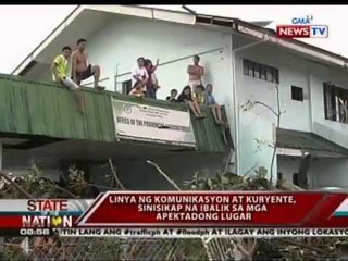 SONA: Pagdadala ng pagkain sa mga nasalantang lugar, pahirapan pa rin