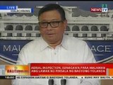 BT: Aerial inspection, isinagawa para malaman ang lawak ng pinsala ng Bagyong Yolanda