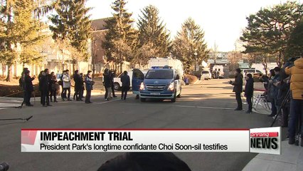 Choi Soon-sil testifies in impeachment trial