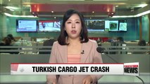 Turkish cargo jet goes down in Kyrgyzstan village, killing at least 32