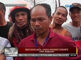 24 Oras: Mga nasalanta, unahan sa pagsakay sa mga eroplano at barko