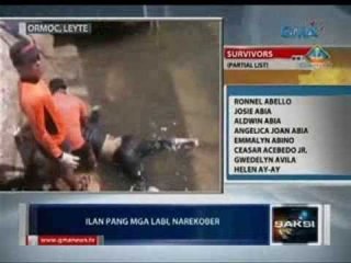 Saksi: Ilan pang mga labi, narekober