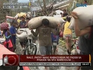 24 Oras: Walo, patay nang mabagsakan ng pader sa pinasok na NFA warehouse