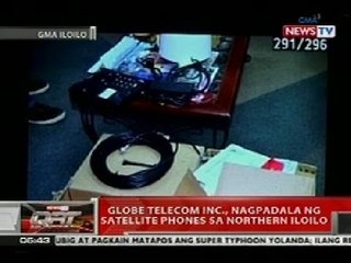 QRT: Globe Telecom Inc., nagpadala ng satellite phones sa Northern Iloilo