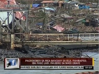 Pagrekober sa mga bangkay sa Iloilo, pahirapan; iba pang labi, inilibing sa mass grave